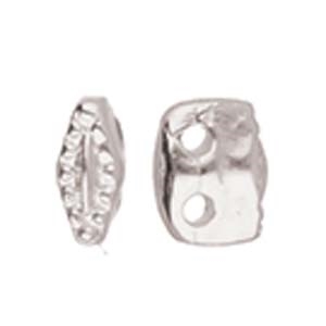 [ LS ] CYM-SD-01226-SP - Varidi - SuperDuo Bead Substitute - Antique Silver Plated - 1 Piece