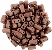 CzechMates Bricks 3x6mm - CZB-04B01 - ColorTrends: Saturated Metallic Grenadine - 25 Pieces