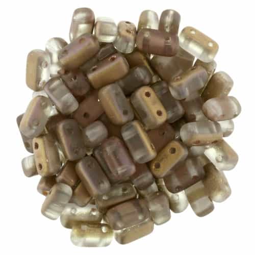 CzechMates Bricks 3x6mm - CZB-27171 - Matte - Apollo Gold - 25 Pieces