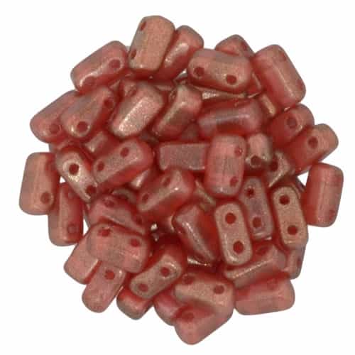 CzechMates Bricks 3x6mm - CZB-29256 - Halo - Cardinal - 25 Pieces