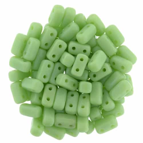 CzechMates Bricks 3x6mm - CZB-53200 - Honeydew - 25 Pieces