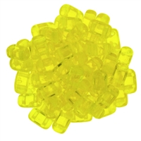 CzechMates Bricks 3x6mm - CZB-8001 - Lemon - 25 Pieces