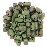 CzechMates Bricks 3x6mm - CZB-94103 - Polychrome - Olive Mauve - 25 Pieces