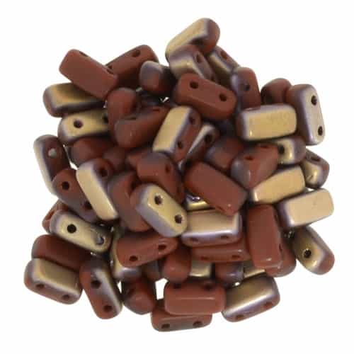 CzechMates Bricks 3x6mm - CZB-AM13610 - Matte - Apollo Umber - 25 Pieces