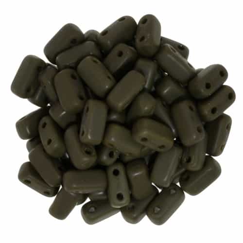 CzechMates Bricks 3x6mm - CZB-M13720 - Matte - Chocolate Brown - 25 Pieces