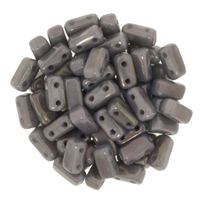 CzechMates Bricks 3x6mm - CZB-MD43020 - Ashen Grey - Moon Dust - 25 Pieces