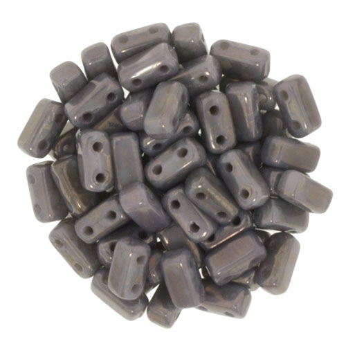 CzechMates Bricks 3x6mm - CZB-MD43020 - Ashen Grey - Moon Dust - 25 Pieces