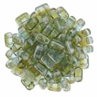 CzechMates Bricks 3x6mm - CZB-Z6001 - Aquamarine - Celsian - 25 Pieces