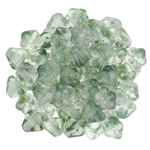 CZBBF-14257 - Baby Bell Flowers 4/6mm : Luster - Green/Crystal - 25 Count