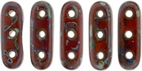 CZBEAM-T9320 - CzechMates Beam 3/10mm : Opaque Red - Picasso - 25 Count