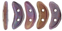 CZCRESC-15764 : CzechMates Crescent : Oxidized Bronze Berry - 4 Grams - Approx 30 Beads
