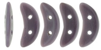 CZCRESC-23030 : CzechMates Crescent : Opaque Purple - 4 Grams - Approx 30 Beads