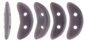 CZCRESC-23030 : CzechMates Crescent : Opaque Purple - 4 Grams - Approx 30 Beads
