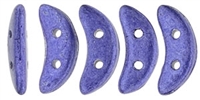 CZCRESC-77028 : CzechMates Crescent : ColorTrends: Saturated Metallic Violet - 4 Grams - Approx 30 Beads