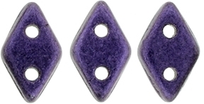 [ 9-3-B-2 ] CZDIA-79021 - CzechMates Diamond 4x6mm Tube 2.5" : Metallic Suede - Purple - Approx 8 Grams