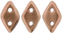 CzechMates Diamond 4x6mm Tube 2.5" : Matte - Metallic Copper - Approx 8 Grams