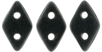 CzechMates Diamond 4x6mm Tube 2.5" : Matte - Jet - Approx 8 Grams