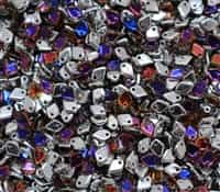 Czech DragonÂ® Scale Beads - CZDS-00030-29942 - Crystal Volcano - 5 Grams