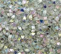 Czech DragonÂ® Scale Beads - CZDS-00030-98539 - Crystal Green Rainbow - 5 Grams