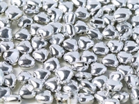 Czech Heart Beads 6mm - CZHB06-00030-27000- Crystal Labrador Full - 2 Beads