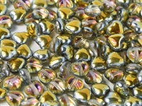 Czech Heart Beads 6mm - CZHB06-00030-28001 - Crystal Marea - 2 Beads