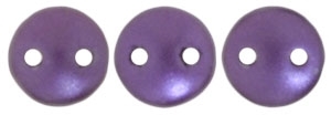 CzechMates Lentil 6mm : CZL-25032 - Pearl Coat - Purple Velvet - 25 Beads