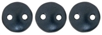 CzechMates Lentil 6mm : CZL-25037 - Pearl Coat - Charcoal - 25 Beads