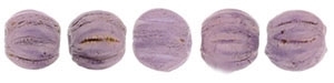 CZM3-P14415 - Melon Round 3mm : Luster - Opaque Lilac - 25 Count