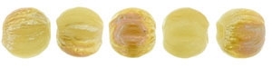 CZM3-Z13060 - Melon Round 3mm : Antique Beige - Celsian - 25 Count