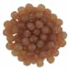 CZM5-12000 - Melon Round 5mm : Milky Caramel - 25 Beads