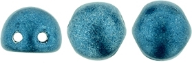 CZMCAB-04B07 - CzechMates Cabochon 7mm : ColorTrends: Satureated Metallic Shaded Spruce - 12 Count