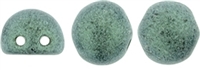 CZMCAB-79051 - CzechMates Cabochon 7mm : Metallic Suede - Light Green - 12 Count