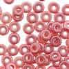 CZO-25007 - Czech O Beads - 1x4mm - 4 Grams - approx 136 beads - Pastel Light Coral