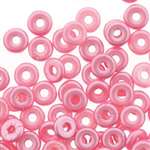 CZO-25008 - Czech O Beads - 1x4mm - 4 Grams - approx 136 beads - Pastel Pink