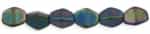 CZPB-21155  - Pinch Beads 5/3mm : Matte Iris Green - 25 Beads