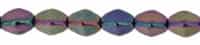 CZPB-21495  - Pinch Beads 5/3mm : Iris - Purple - 25 Beads