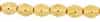 CZPB-270  - Pinch Beads 5/3mm : 24K Gold Plated - 25 Beads
