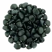 CZPB-79052  - Pinch Beads 5/3mm : Metallic Suede - Dark Forest - 25 Beads