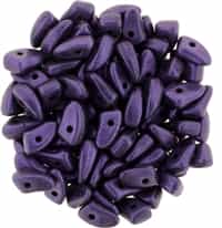 CZPRG-79021 - Prong 3/6mm : Metallic Suede - Purple - 25 Count