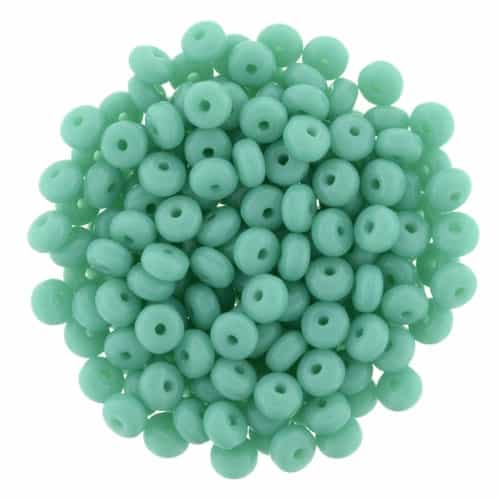 CZR3MM-6313 - Czech Rondelle 3mm : Turquoise - 25 Beads