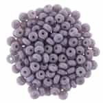 CZR3MM-P14415 - Czech Rondelle 3mm : Luster - Opaque Lilac - 25 Beads