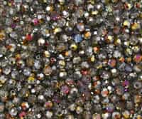 Machine Cut 4mm Round Crystals : CZRC4-28001 - Crystal/Marea - 25 count