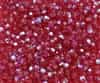 Machine Cut 4mm Round Crystals : CZRC4-X7035 - Fuchsia AB - 25 count