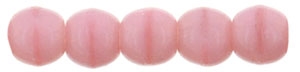 Czech Round Beads 2mm: CZRD2-74020 - Coral Pink - 25 pieces