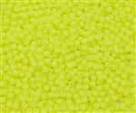 Round Beads 3mm: CZRD3-25121 - Neon Bright Yellow - 25 pieces