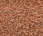 Round Beads 3mm: CZRD3-275  - Copper Penny - 25 pieces