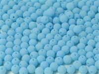 Round Beads 3mm: CZRD3-92927  - Bondelli Matte Blue Raspberry - 25 pieces