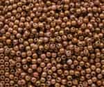 Round Beads 3mm: CZRD3-P65491  - Luster - Opaque Rose/Gold Topaz - 25 pieces