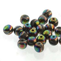 Round Beads 4mm: CZRD4-00030-28103 - Full Vitrail - 25 pieces