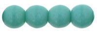 Round Beads 4mm: CZRD4-6313  - Turquoise - 25 pieces